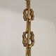 French Vintage Mid Century Bronze 5 Light Traditional Style Chandelier