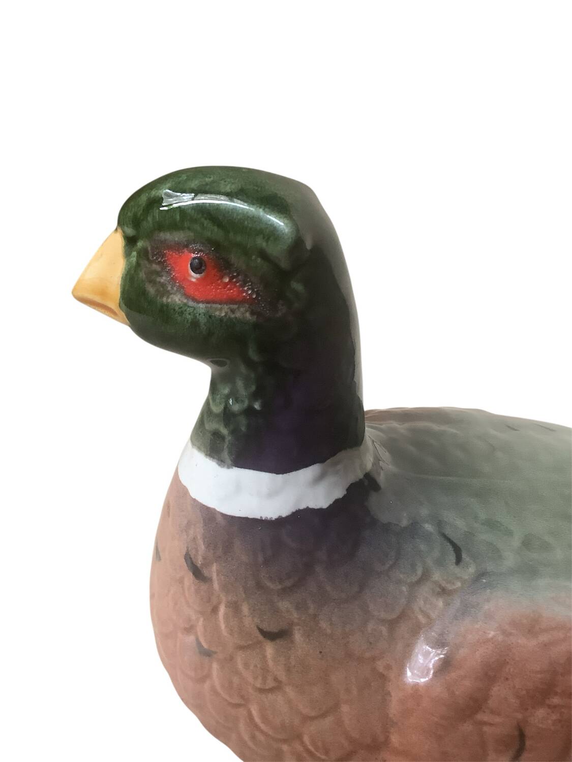 Ceramic terrine signed Michel Caugant