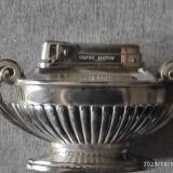 Vintage Silver Match Directoire solid silver desk lighter