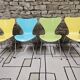 Set of 4 Serie 7 chairs by Arne Jacobsen, Fritz Hansen