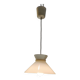 Suspension opaline blanche/vintage
