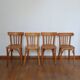 4 vintage bistro chairs