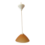 Suspension en opaline orange