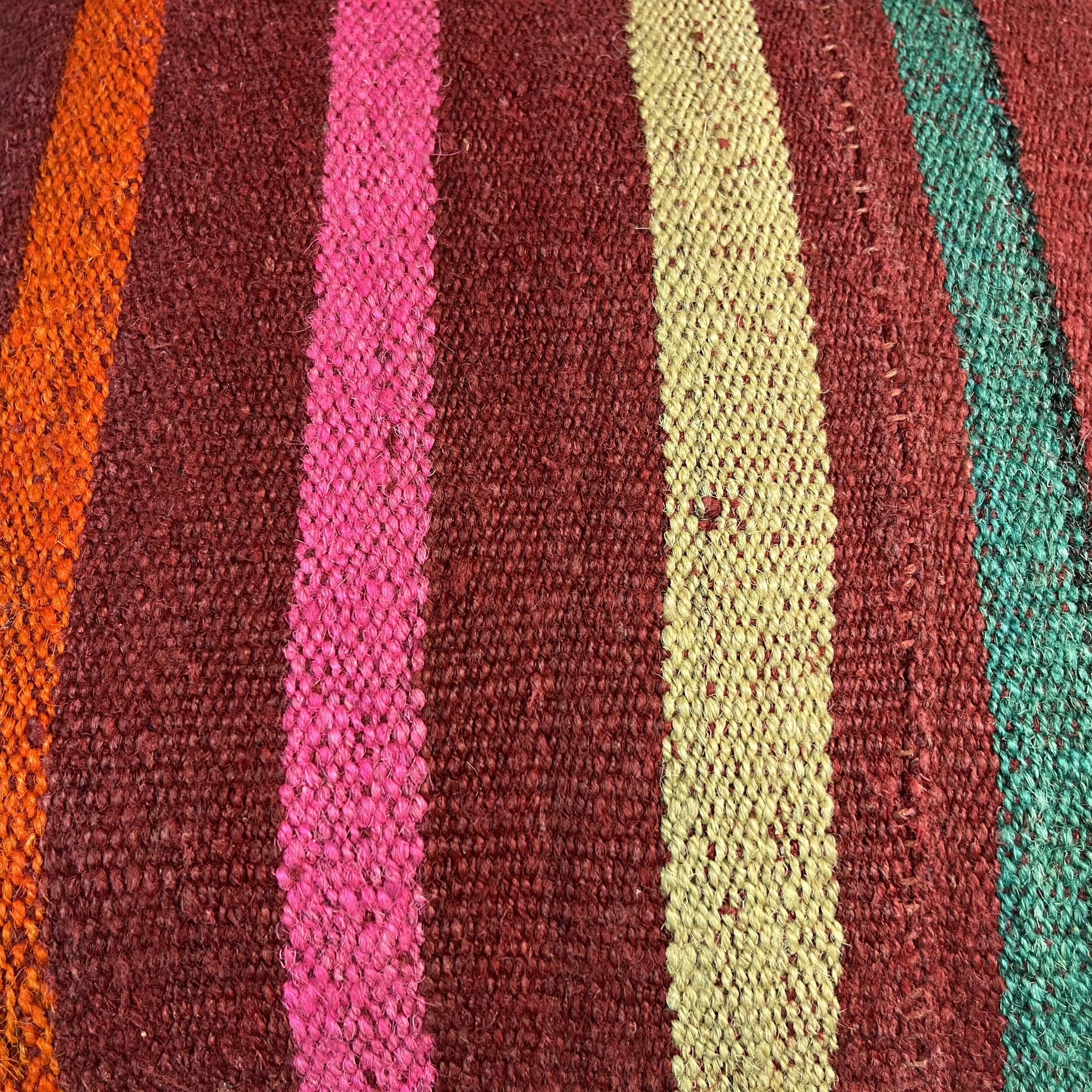 Vintage turkish kilim cushion cover , 40 x 40 cm