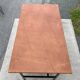 Desk with 2 drawers, leather top, Havana, 1950.