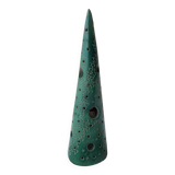 Green ceramic lamp