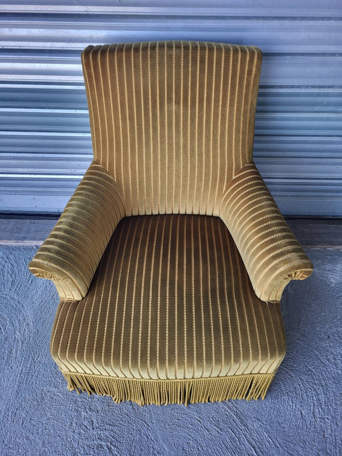 Authentic antique vintage style armchair in good condition