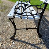 1900 Cast Iron and Wood Bench