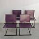 Set of 4 Ballerina chairs by Herbert Ohl for Matteo Grassi, 1990s.