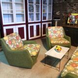 fauteuil chauffeuse  design vintage