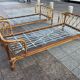 Paire de lits d'enfant en rotin vintage