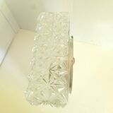 Vintage molded glass wall light
