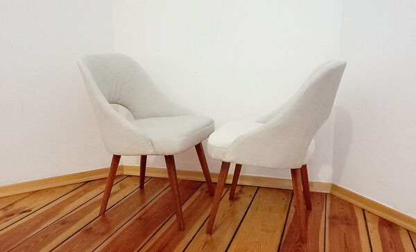 Paire de fauteuils Rétro, Vintage, Tchécoslovaquie années 60