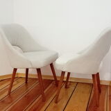 Paire de fauteuils Retro, Vintage, Tchécoslovaquie 60s