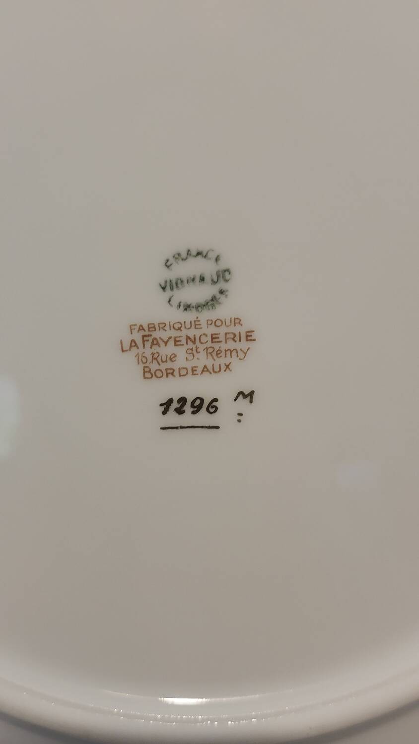 Limoges porcelain dish