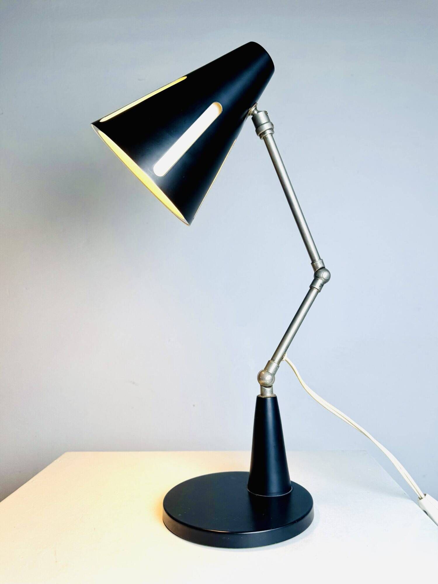 Sun Series (Zonneserie) Desk Lamp By H. Busquet For Hala Zeist, The Netherlands 1950S