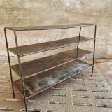 Industrial shelving kitchen rack steel