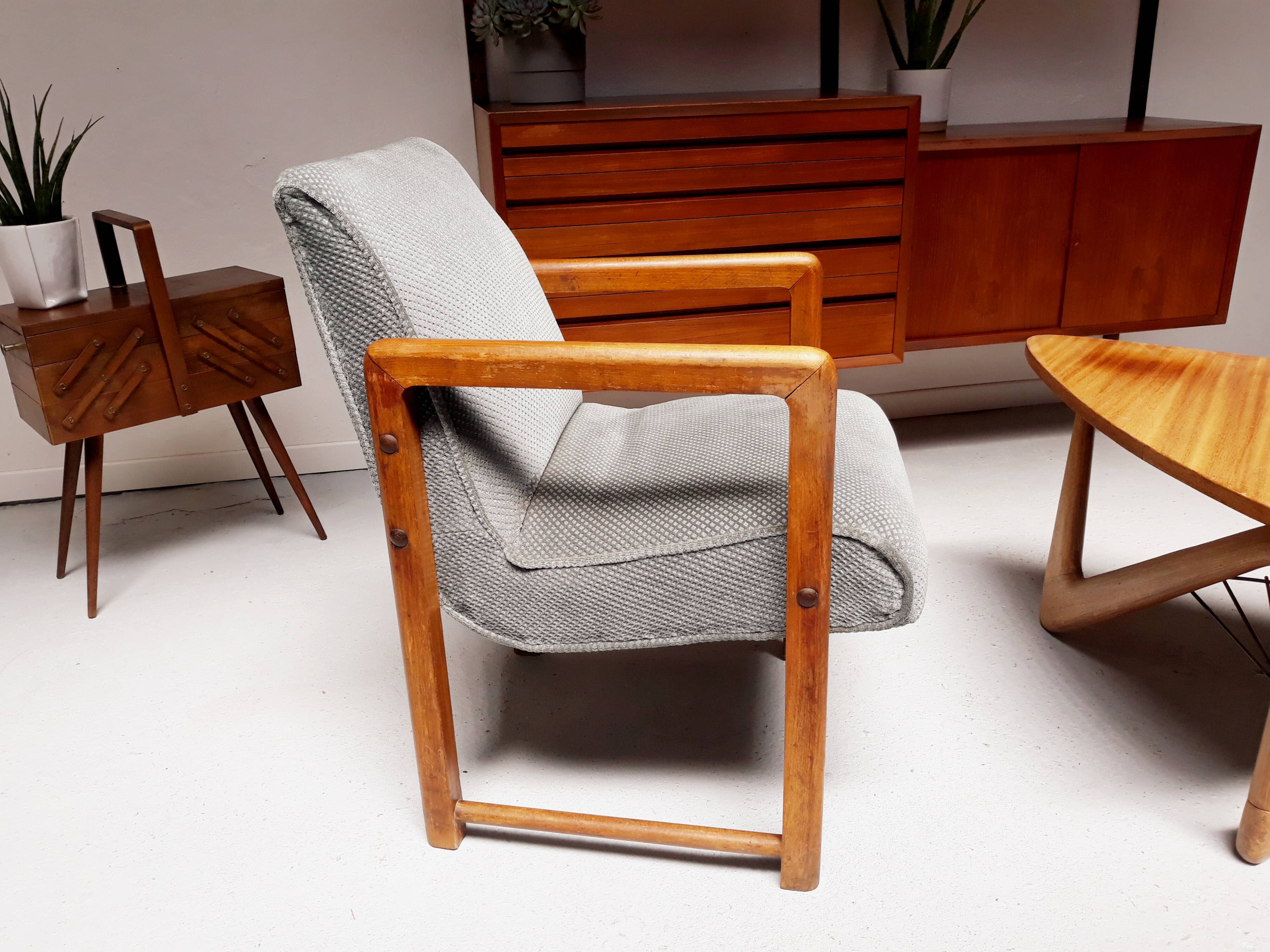 Scandinavian-style vintage chair sled