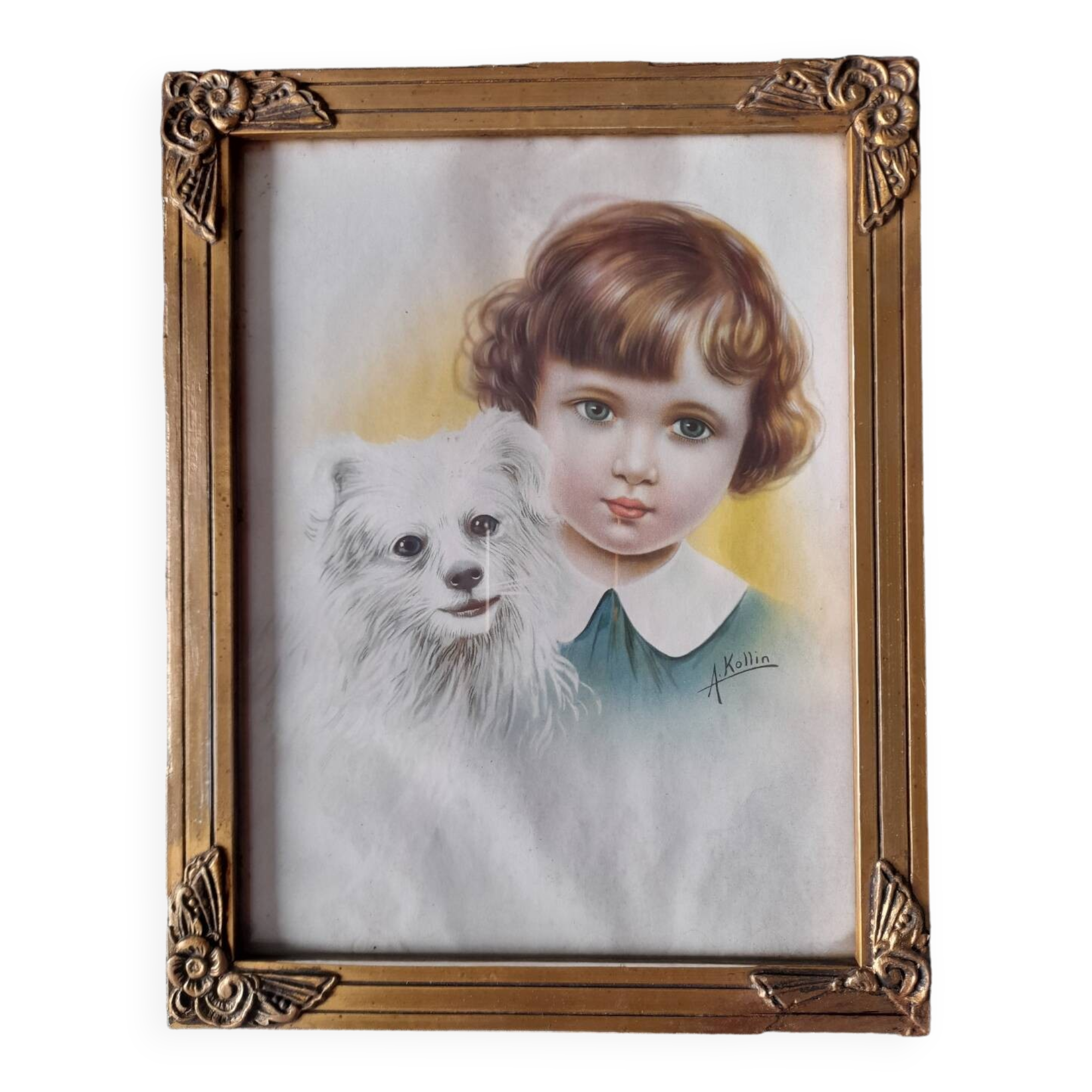 1930s gold frame reproduction by A. Kollin