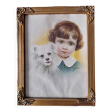 Golden frame from the 30s, reproduction by A. Kollin