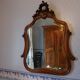 Louis XV style rocaille mirror in walnut, wall-mounted, 110x85cm