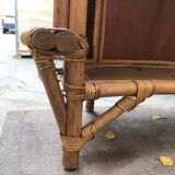 Vintage rattan bar
