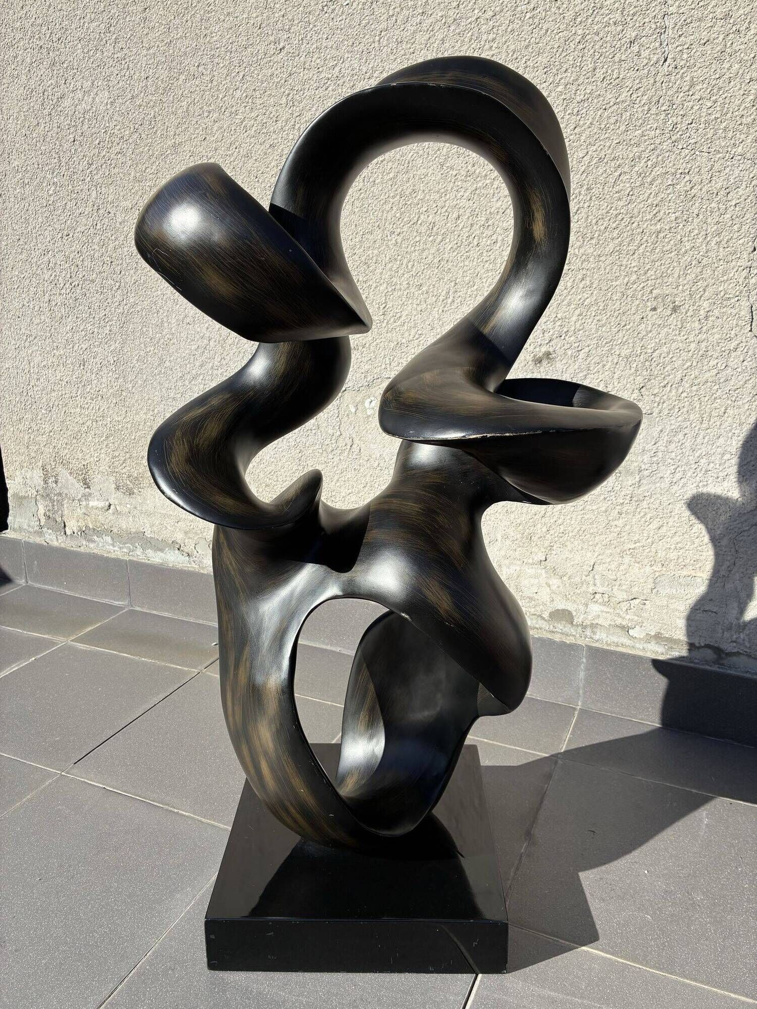 Large abstract resin sculpture, 1990s
