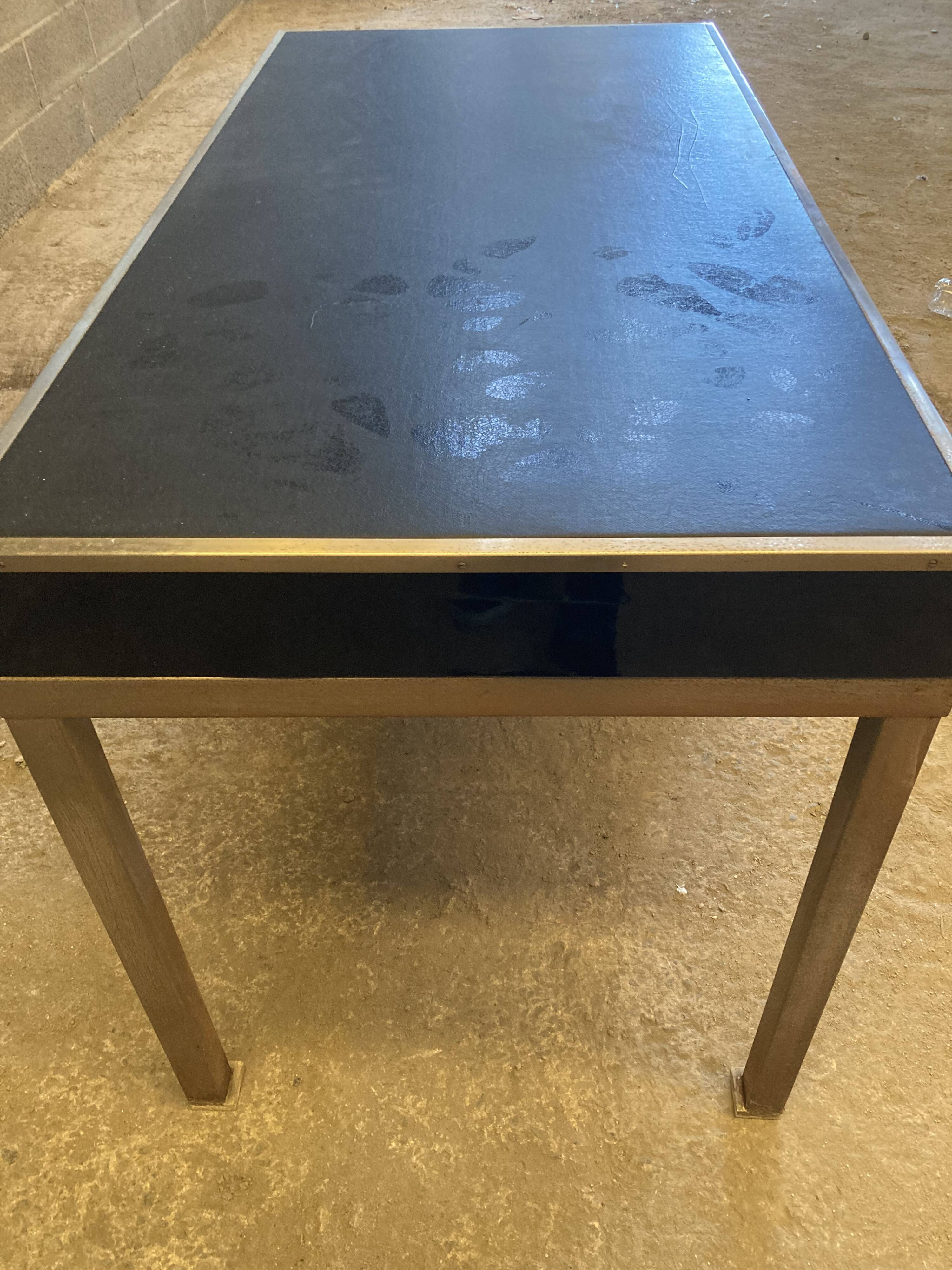 Office model 130 black Guy Lefèvre 1970 house Jansen