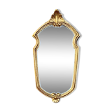 Vintage gold resin wall mirror