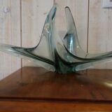 Vintage glass fruit bowl