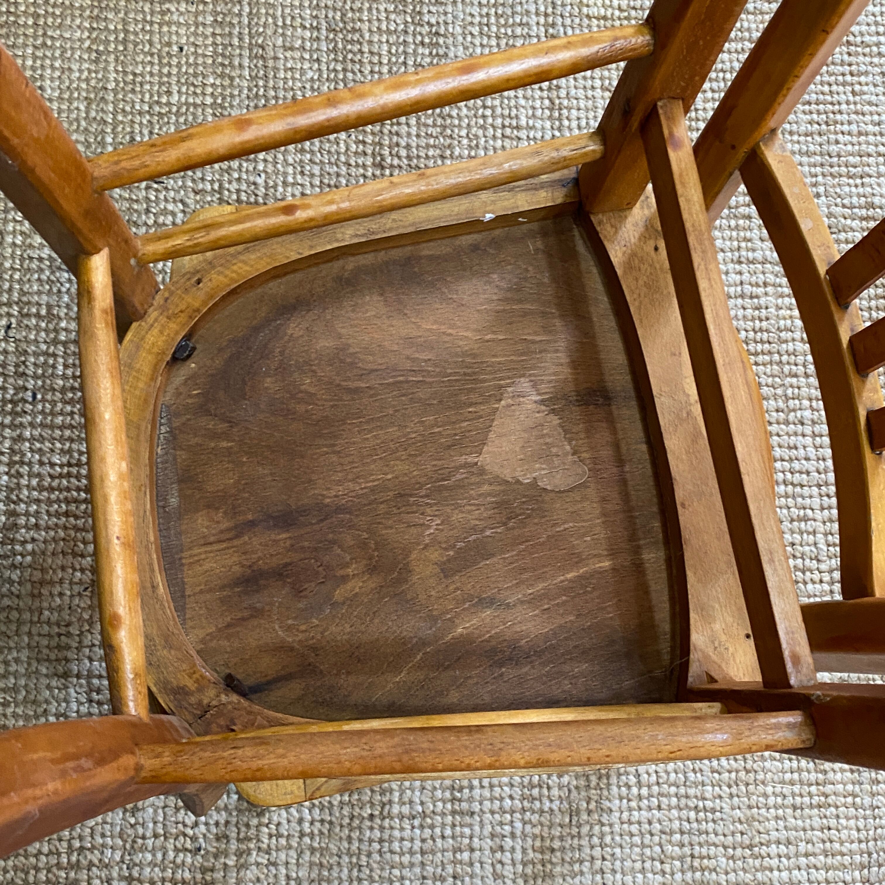 Pair of bistro chairs