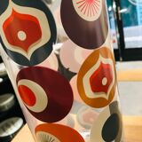 Vase cylinder colorful patterns pop vintage