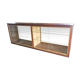 Glass and wood display case