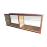 Glass and wood display case