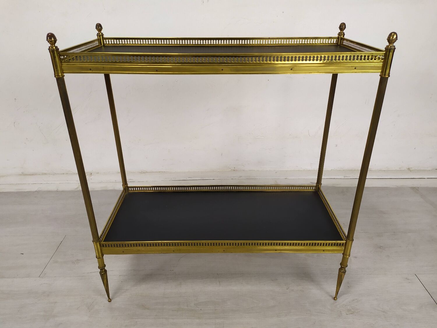 Brass console table