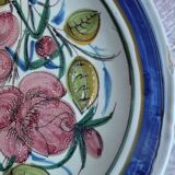 Large old ceramic and rose dish