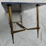 Brass 1950' coffee table