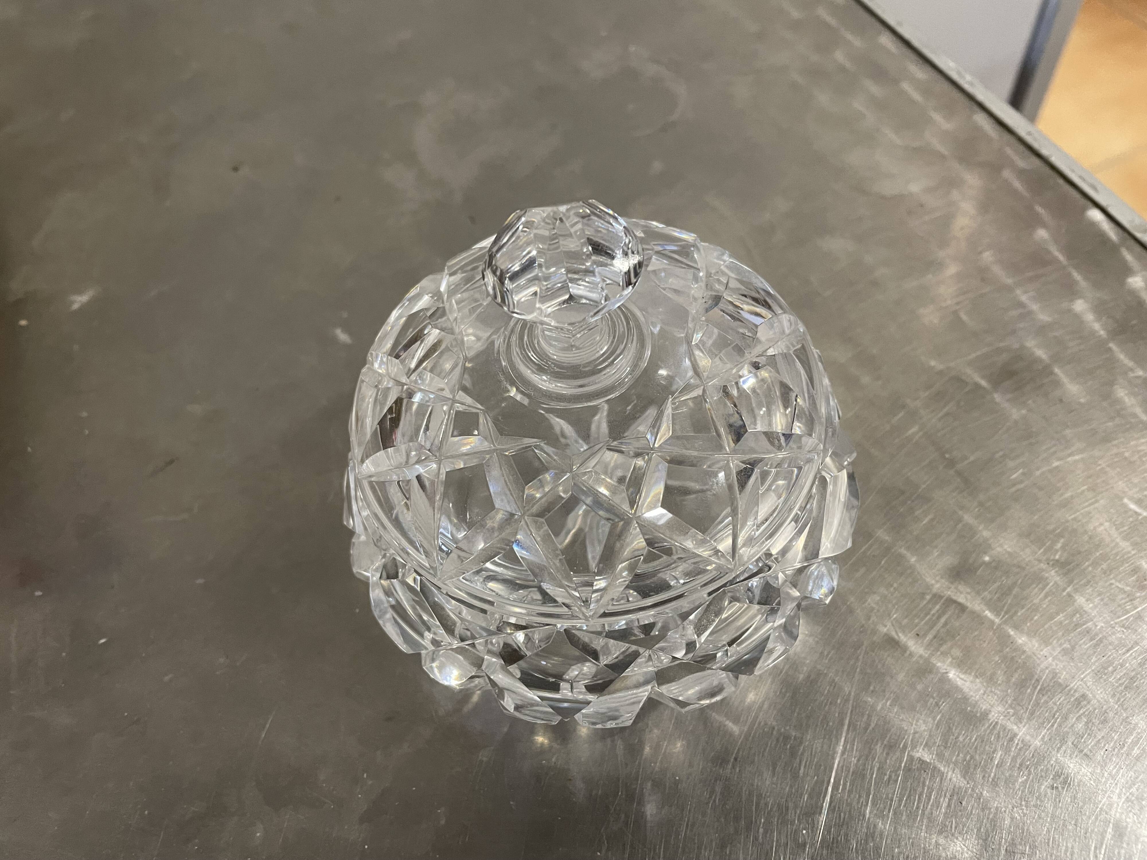 Baccarat crystal sugar bowl