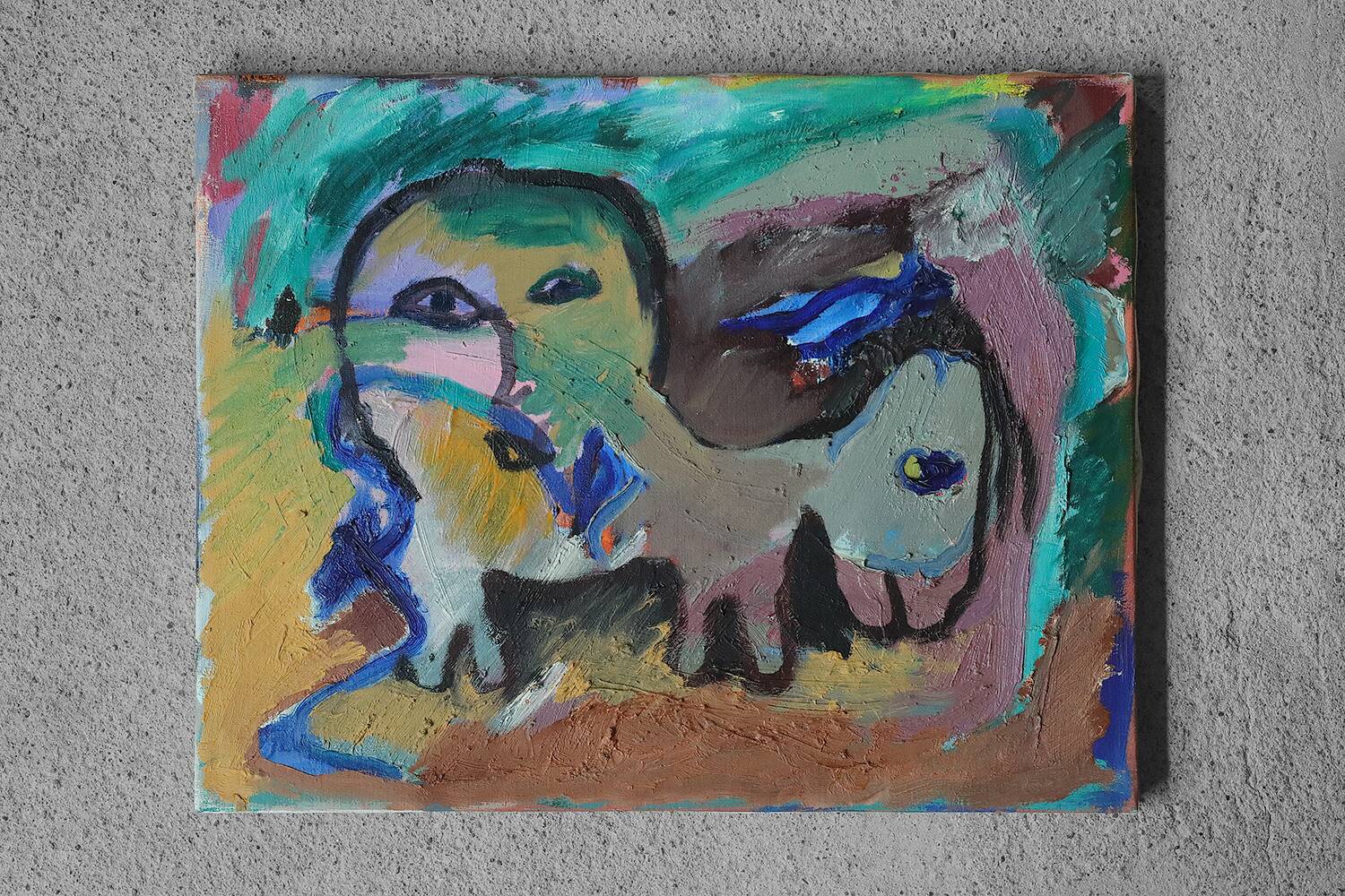 Lennart Lilja, Oil on canvas, 1950s