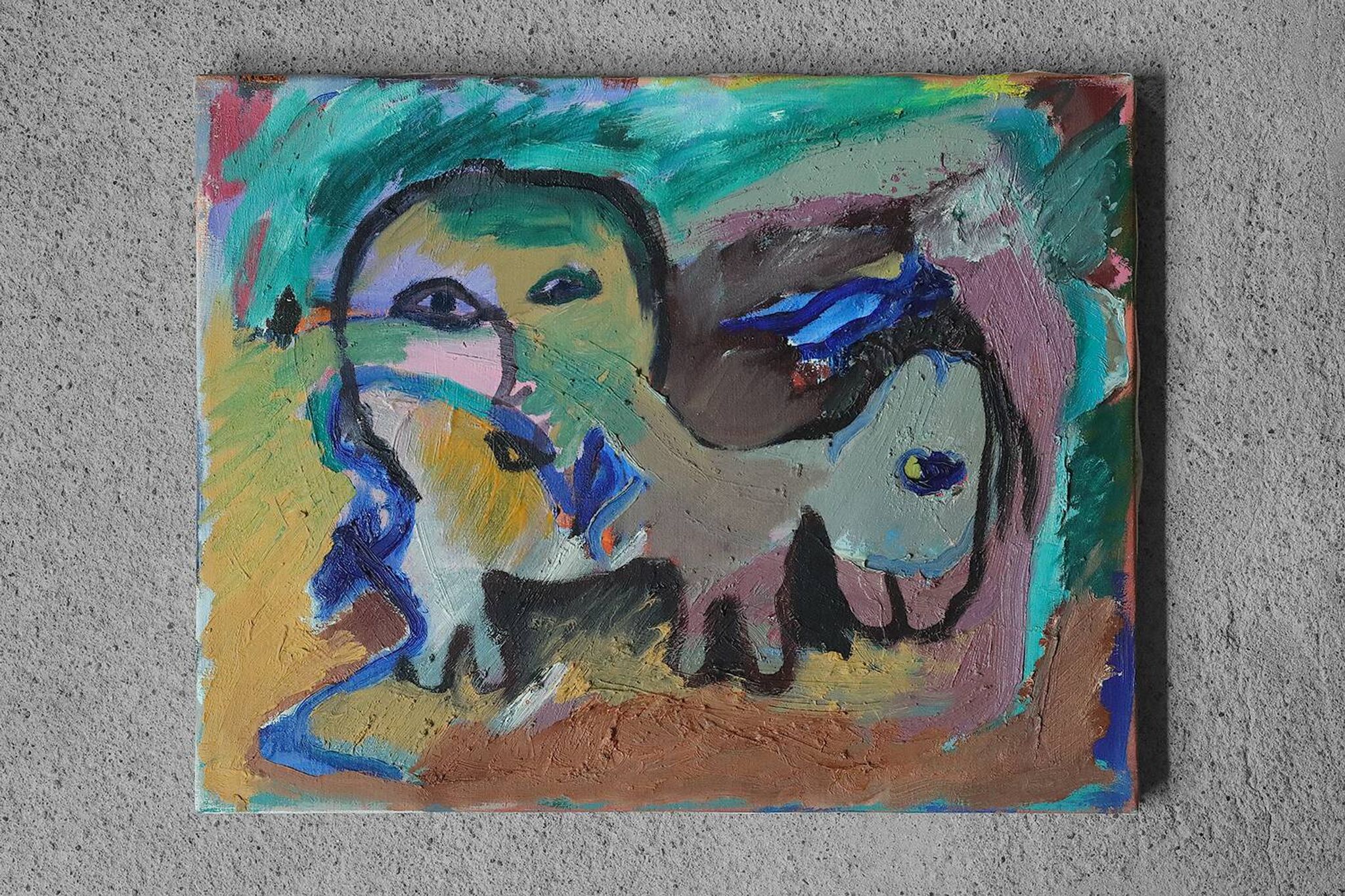 Lennart Lilja, Oil on canvas, 1950s