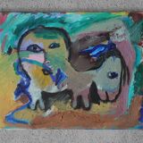 Lennart Lilja, Oil on Canvas, 1950s