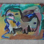 Lennart Lilja, Oil on canvas, 1950s