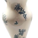 Old Large Toilet Pitcher Saint Amand And Hamage St Anonymous Green Peony