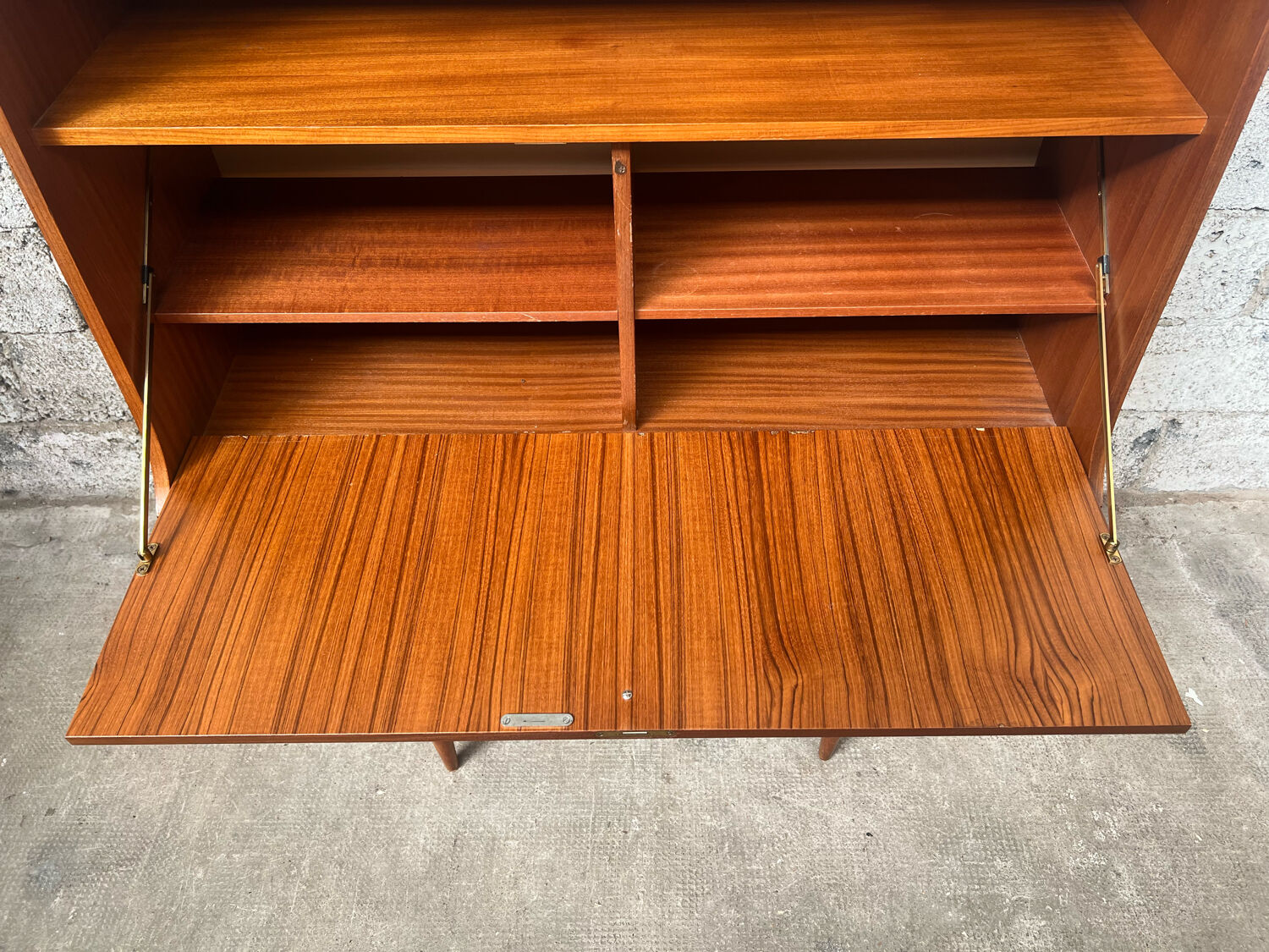 Secretary, 1960 Scandinavian high teak row