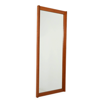Miroir en teck scandinave des années 1960
