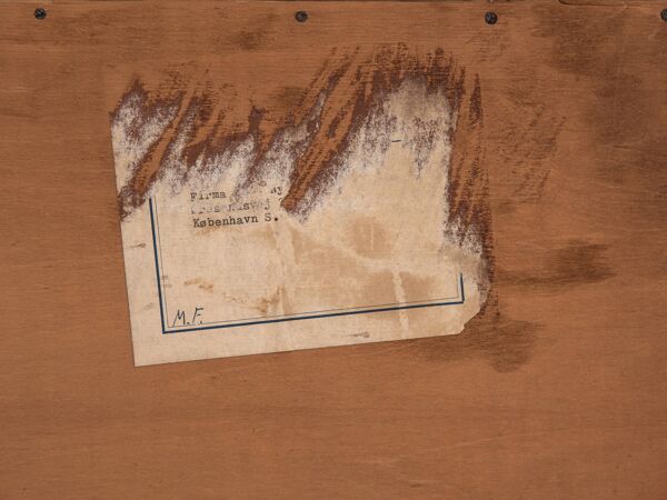 Commode danoise en teck 5 tiroirs, années 1960