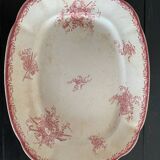 Large Watteau Sarreguemines dish