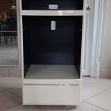 Cream lacquered HFI TV cabinet by David Lange