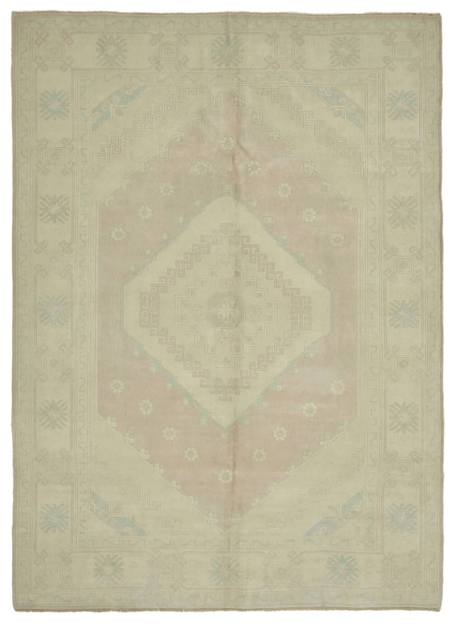 Turkish Vintage Anatolian Rug 218 cm x 294 cm