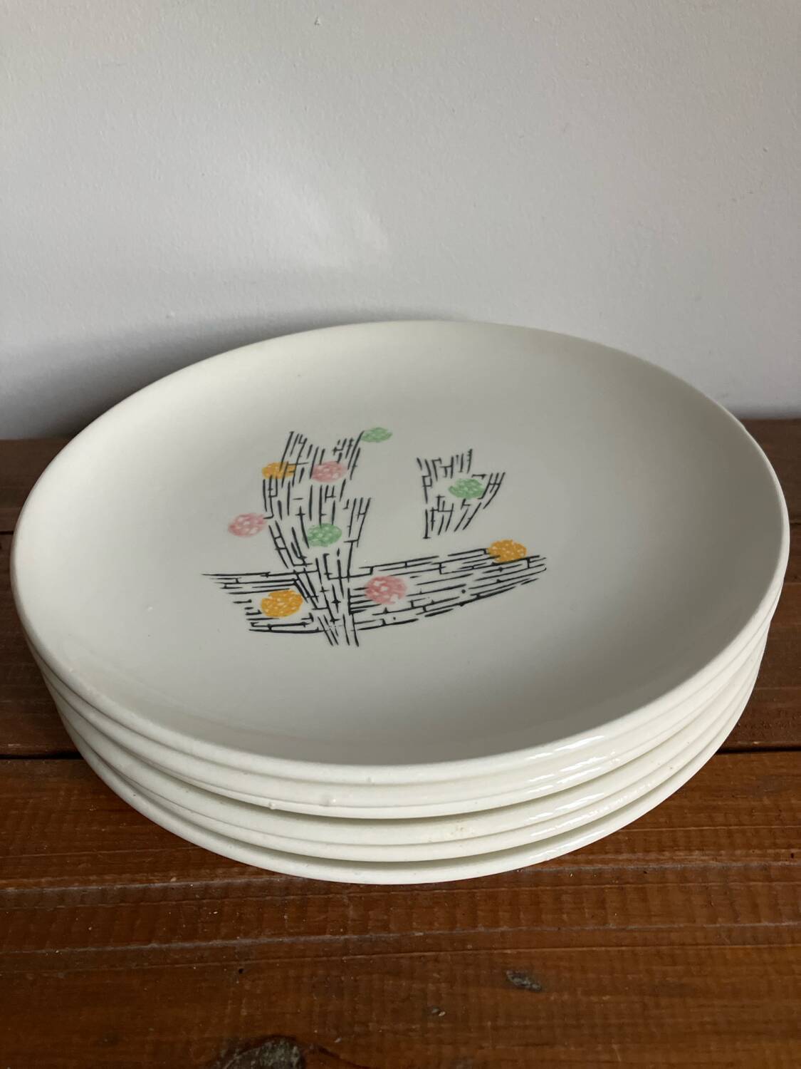 6 dessert plates